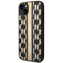 Karl Lagerfeld KLHCP14MPGKLSKW hardcase for iPhone 14 Plus/15 Plus 6.7" / brown Monogram Stripe