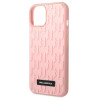 Karl Lagerfeld KLHCP14MRUPKLPP hardcase 3D Monogram for iPhone 14 Plus / 15 Plus 6,7" / pink