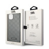 Karl Lagerfeld KLHCP14MSAKLHPG Saffiano Mono Metal Hardcase for iPhone 14 Plus / 15 Plus 6.7" / grey