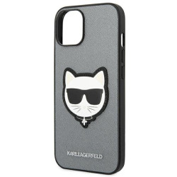 Karl Lagerfeld KLHCP14MSAPCHG Hardcase for iPhone 14 Plus / 15 Plus 6,7" / silver