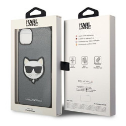 Karl Lagerfeld KLHCP14MSAPCHG Hardcase for iPhone 14 Plus / 15 Plus 6,7" / silver