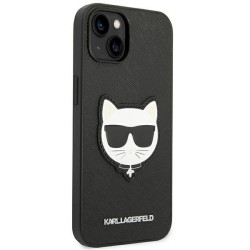 Karl Lagerfeld KLHCP14MSAPCHK Saffiano Choupette Hardcase for iPhone 14 Plus / 15 Plus 6,7" / black