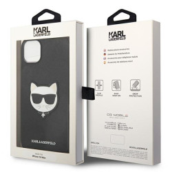 Karl Lagerfeld KLHCP14MSAPCHK Saffiano Choupette Hardcase for iPhone 14 Plus / 15 Plus 6,7" / black