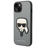 Karl Lagerfeld KLHCP14MSAPKHG iPhone 14 Plus / 15 Plus 6,7" silver hardcase Saffiano Karl`s H