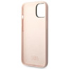 Karl Lagerfeld KLHCP14MSLCTPI Silicone Hardcase for iPhone 14 Plus / 15 Plus 6,7" / light pink