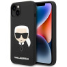 Karl Lagerfeld KLHCP14MSLKHBK Silicone Karl`s Hea Hardcase for iPhone 14 Plus / 15 Plus 6,7" / black