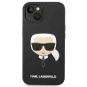 Karl Lagerfeld KLHCP14MSLKHBK Silicone Karl`s Hea Hardcase for iPhone 14 Plus / 15 Plus 6,7" / black