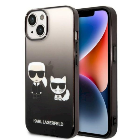 Karl Lagerfeld KLHCP14MTGKCK hardcase for iPhone 14 Plus/15 Plus 6,7" / black