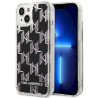 Karl Lagerfeld KLHCP14SLMNMK Hardcase Liquid Glitter Monogram for iPhone 14/15/13 6,1" / black