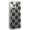 Karl Lagerfeld KLHCP14SLMNMK Hardcase Liquid Glitter Monogram for iPhone 14/15/13 6,1" / black