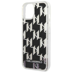 Karl Lagerfeld KLHCP14SLMNMK Hardcase Liquid Glitter Monogram for iPhone 14/15/13 6,1" / black