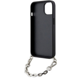 Karl Lagerfeld KLHCP14SSACKLHPG Saffiano Monogram Ch Hardcase for iPhone 14 / 15 / 13 6.1" / silver