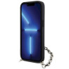 Karl Lagerfeld KLHCP14SSACKLHPK Saffiano Monogram Chai Hardcase for iPhone 14 / 15 / 13 6.1" / black