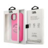 Karl Lagerfeld KLHCP14SSRSGRCF Hardcase for iPhone 14/15/13 6,1" / pink