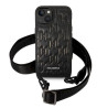 Karl Lagerfeld KLHCP14SSTMMK Hardcase Monogram Plaque Logo Stra for iPhone 14/15/13 6,1" / black