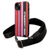 Karl Lagerfeld KLHCP14SSTSTP Color Stripes Strap Hardcase for iPhone 14/15/13 6,1" / pink