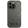 Karl Lagerfeld KLHCP14XSAKLHPG Saffiano Mono Metal Logo Hardcase for iPhone 14 Pro Max 6,7" / grey