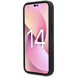 Karl Lagerfeld KLHCP14XSAKLHPG Saffiano Mono Metal Logo Hardcase for iPhone 14 Pro Max 6,7" / grey