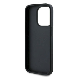 Karl Lagerfeld KLHCP15LPQDSMGK Diagonal Quilted Script Hardcase for iPhone 15 Pro 6.1" / black