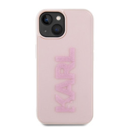 Karl Lagerfeld KLHCP15M3DMBKCP Hardcase 3D Rubber Glitter L for iPhone 15 Plus/14 Plus 6.7" / pink