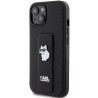 Karl Lagerfeld KLHCP15SGSACHPK Gripstand Saffiano Chou for iPhone 15/14/13 6.1" / black