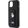 Karl Lagerfeld KLHCP15SGSACHPK Gripstand Saffiano Chou for iPhone 15/14/13 6.1" / black