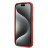 Karl Lagerfeld KLHCP15SPQDSMGR Diagonal Quilted Script Hardcase for iPhone 15/14/13 6.1" / red