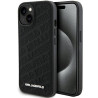 Karl Lagerfeld KLHCP15SPQKPMK Quilted K Pattern Hardcase for iPhone 15/14/13 6.1" / black
