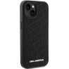 Karl Lagerfeld KLHCP15SPQKPMK Quilted K Pattern Hardcase for iPhone 15/14/13 6.1" / black