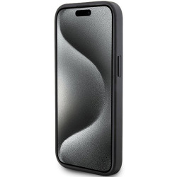 Karl Lagerfeld KLHCP15SPQKPMK Quilted K Pattern Hardcase for iPhone 15/14/13 6.1" / black