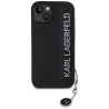 Karl Lagerfeld KLHCP15SPSAKDGCK Hardcase Saffiano Rhinestones & for iPhone 15/14/13 6.1" / black