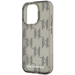 Karl Lagerfeld KLHCP15XHKDPNSK iPhone 15 Pro Max 6.7" black hardcase IML Mono KL Pattern & Cor
