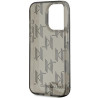 Karl Lagerfeld KLHCP15XHKDPNSK iPhone 15 Pro Max 6.7" black hardcase IML Mono KL Pattern & Cor