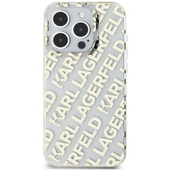 Karl Lagerfeld KLHCP15XHKFOEMD Hardcase IML Fullover Logo for iPhone 15 Pro Max 6.7" / gold