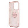 Karl Lagerfeld KLHCP15XHKLPCHP iPhone 15 Pro Max 6.7" pink hardcase IML Choupette Head & Monog
