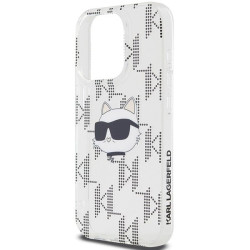 Karl Lagerfeld KLHCP15XHKLPCHT Hardcase IML Choupette Head & Monog for iPhone 15 Pro Max 6.7" / transparent