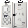Karl Lagerfeld KLHCP15XHKLPCHT Hardcase IML Choupette Head & Monog for iPhone 15 Pro Max 6.7" / transparent