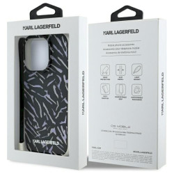 Karl Lagerfeld KLHCP16LHZBPKCCU iPhone 16 Pro 6.3" Zebra With Cord / purple
