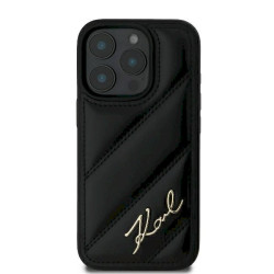 Karl Lagerfeld KLHCP16LPQDSMGK Hardcase Quilted Signature for iPhone 16 Pro 6.3" / black