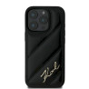 Karl Lagerfeld KLHCP16LPQDSMGK Hardcase Quilted Signature for iPhone 16 Pro 6.3" / black