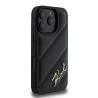 Karl Lagerfeld KLHCP16LPQDSMGK Hardcase Quilted Signature for iPhone 16 Pro 6.3" / black