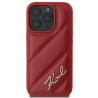 Karl Lagerfeld KLHCP16LPQDSMGR Quilted Signature Hardcase for iPhone 16 Pro 6.3" / red