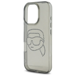 Karl Lagerfeld KLHCP16XHKHDCELK iPhone 16 Pro Max 6.9" hardcase IML Rhinestones Karl Head / black