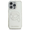 Karl Lagerfeld KLHCP16XHKHDCELT IML Rhinestones Karl Head Case for iPhone 16 Pro Max 6.9" / transparent