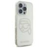 Karl Lagerfeld KLHCP16XHKHDCELT IML Rhinestones Karl Head Case for iPhone 16 Pro Max 6.9" / transparent