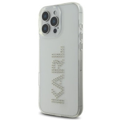 Karl Lagerfeld KLHCP16XHKLSTDCT Hardcase IML Rhinestones Logo for iPhone 16 Pro Max 6.9" / transparent