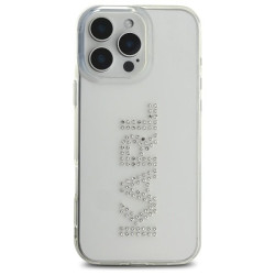 Karl Lagerfeld KLHCP16XHKLSTDCT Hardcase IML Rhinestones Logo for iPhone 16 Pro Max 6.9" / transparent