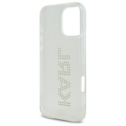 Karl Lagerfeld KLHCP16XHKLSTDCT Hardcase IML Rhinestones Logo for iPhone 16 Pro Max 6.9" / transparent