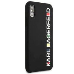 Karl Lagerfeld KLHCPXBHWHBK Hardcase Glossy Bauhaus for iPhone X/XS / black