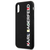 Karl Lagerfeld KLHCPXBHWHBK Hardcase Glossy Bauhaus for iPhone X/XS / black